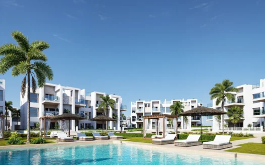 Appartement moderne avec piscine et spa à Los Alcázares – résidence premium golf et plage